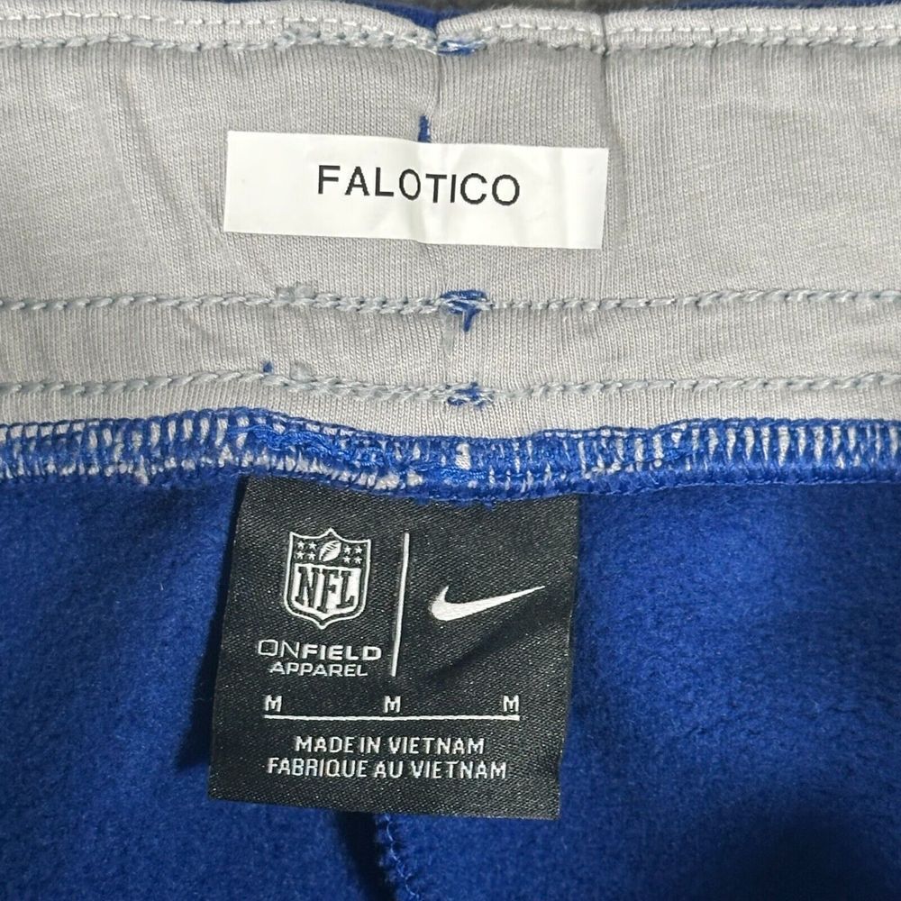 New York Giants Pants Adult Medium Blue Nike Sweatpants Team Issued On Field - Picture 2 of 10